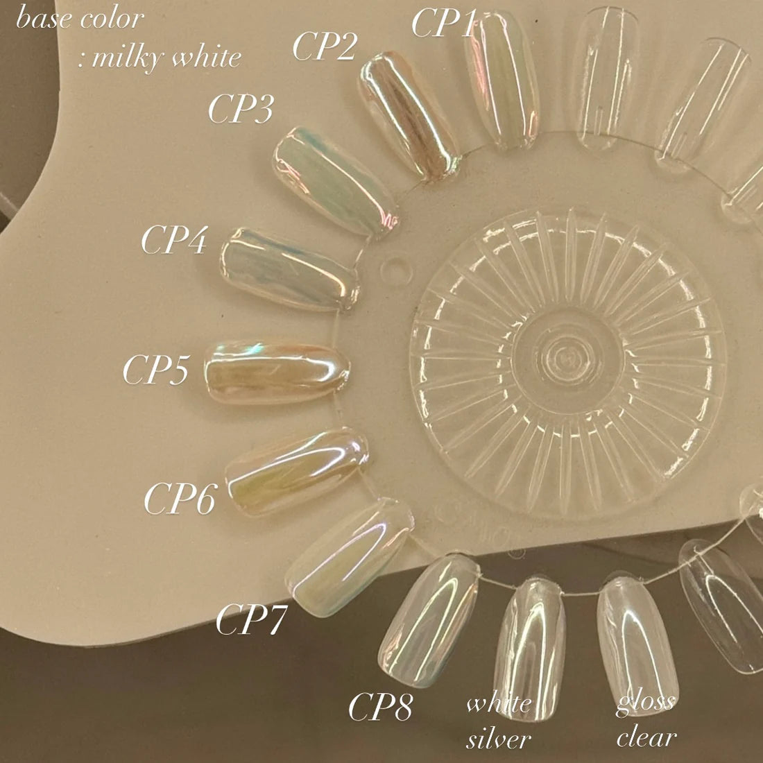 énoi Cinderella Powder (Chrome) - full 10pc set/individual pots