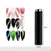 Large Cylinder Cat Eye Magnet - Black