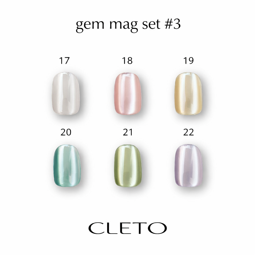 CLETO Gem Mag — Full 22pc Set / Set #1 (01–10) / Set #2 (11–16) / Set #3 (17–22) / Single Bottles