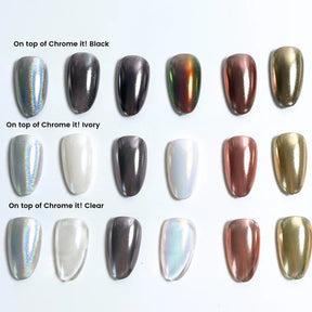 NAIL THOUGHTS NTT-CC CHROME IT! | Clear non-wipe gel