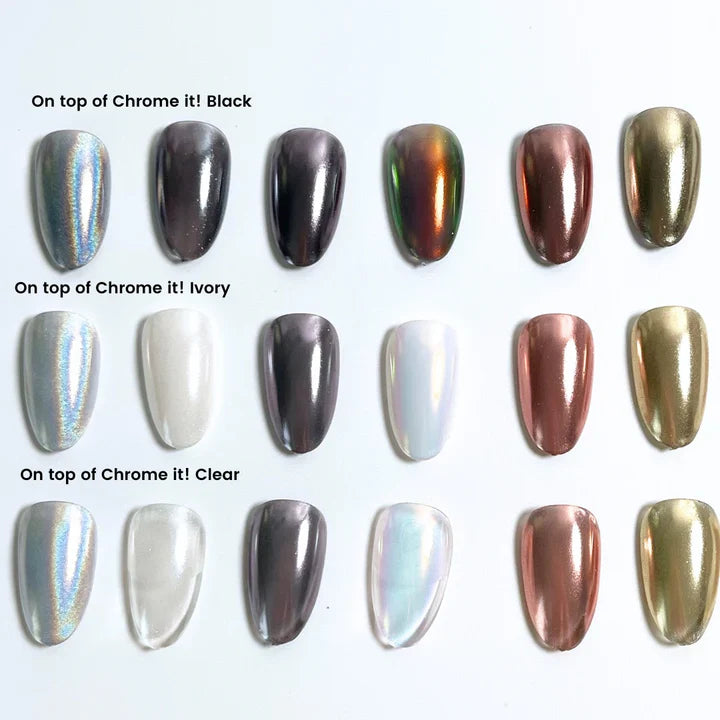 NAIL THOUGHTS NTT-CC CHROME IT! | Clear non-wipe gel