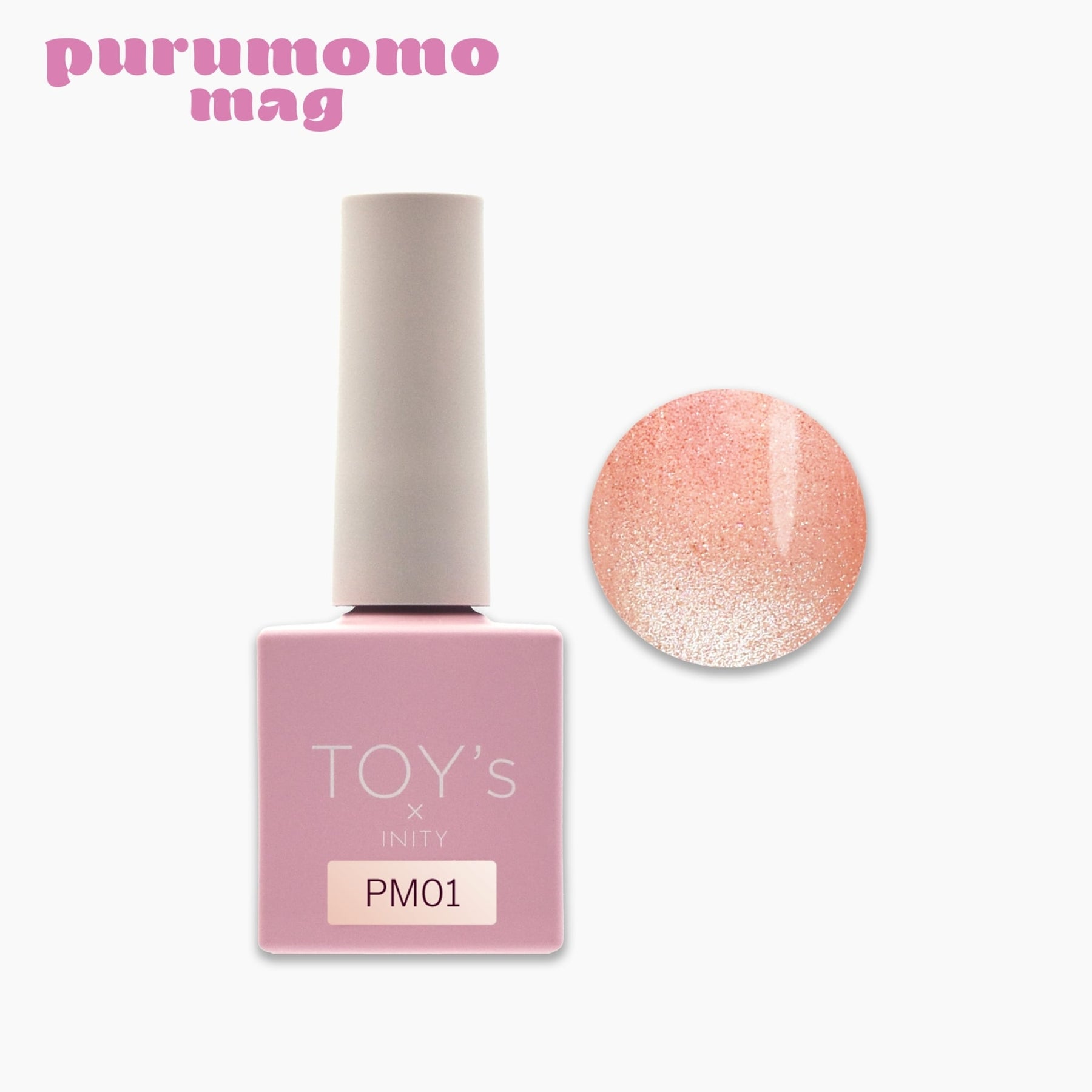 TOY's x INITY 'purumomo' Magnetic Gel Collection - Full 6pc set/Individual Bottles