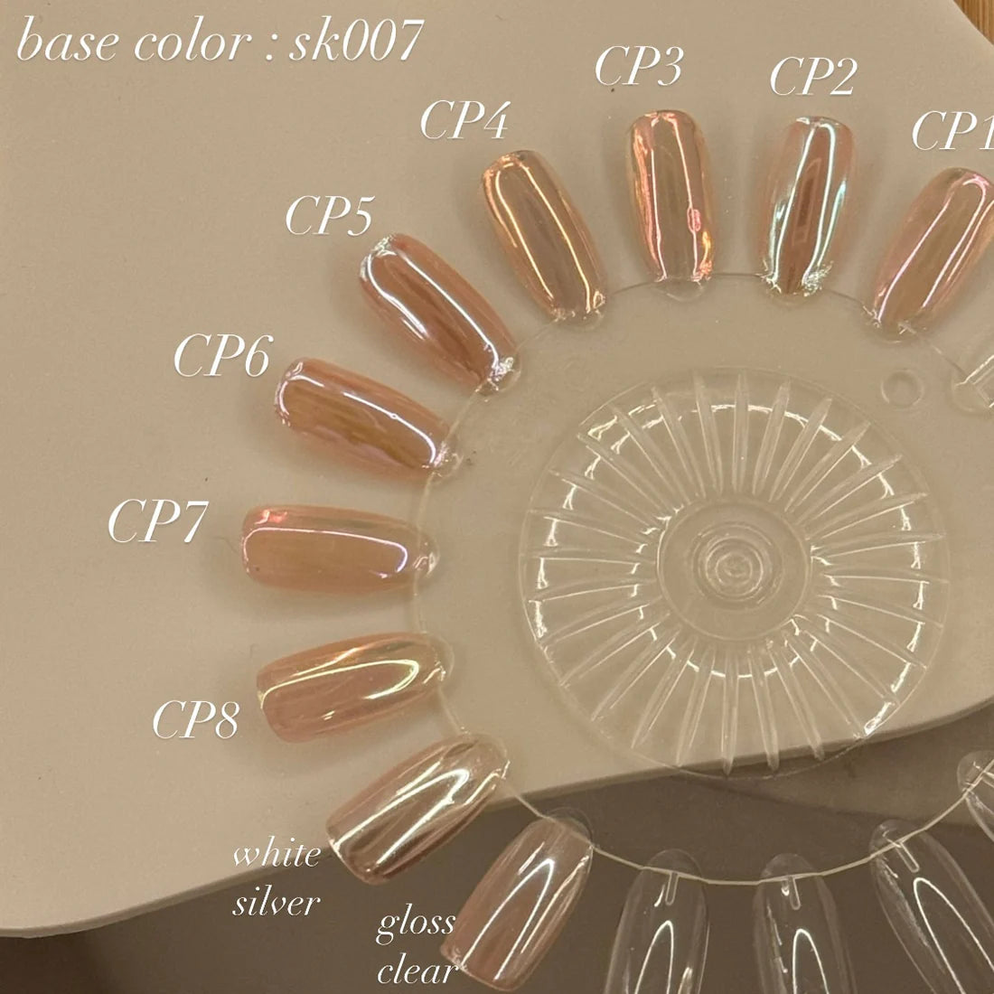 énoi Cinderella Powder (Chrome) - full 10pc set/individual pots