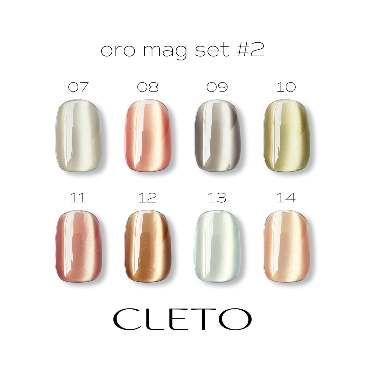 CLETO Oro Mag Set #2 - Full 8pc set/Single bottles (07-14)