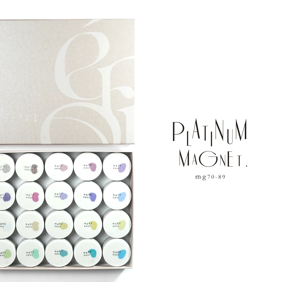 énoi Platinum Magnet Collection - full 20pc set/individual pots (mg70-89)