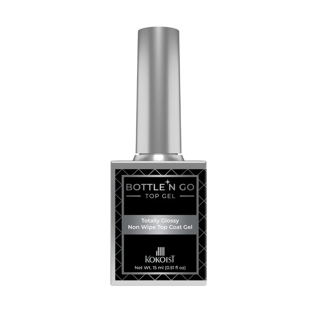 KOKOIST BC-T Bottle 'N Go Totally Glossy Non Wipe Top Coat Gel