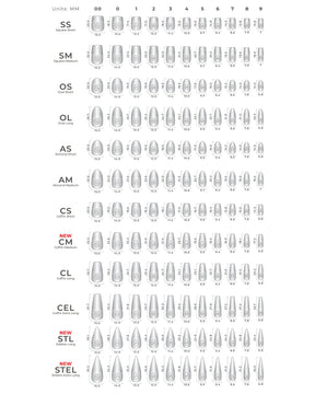 KOKOIST Square Medium Gelip Extensions (275 pcs.)