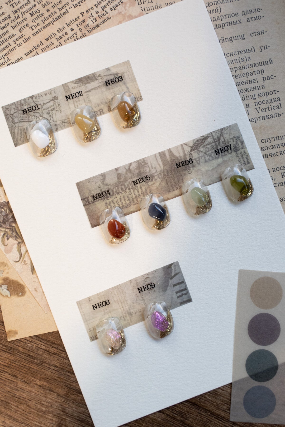 GINA No-Wipe Jelly Clay 3D Gel - Full 10pc Set/Individual Pots