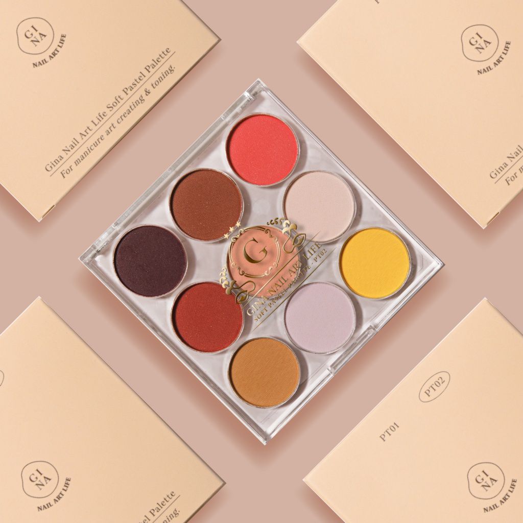 GINA Pastel Palette - PT01 Dusty Earth & PT02 Rose Garden