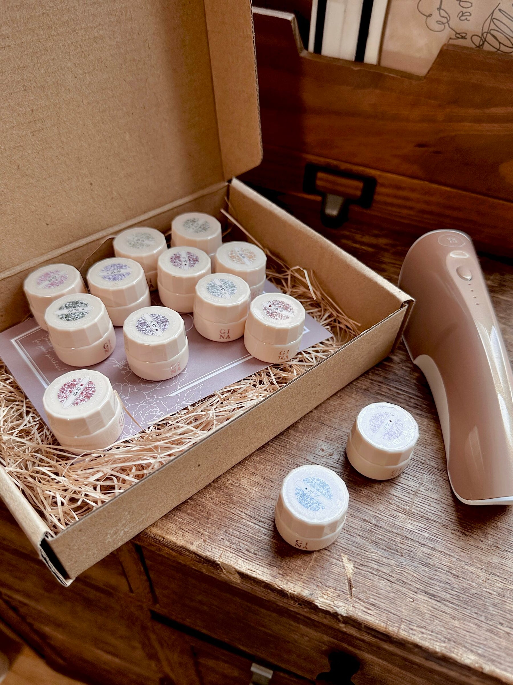 GINA No-Wipe Liner Gel - Full 14pc set/Individual Pots