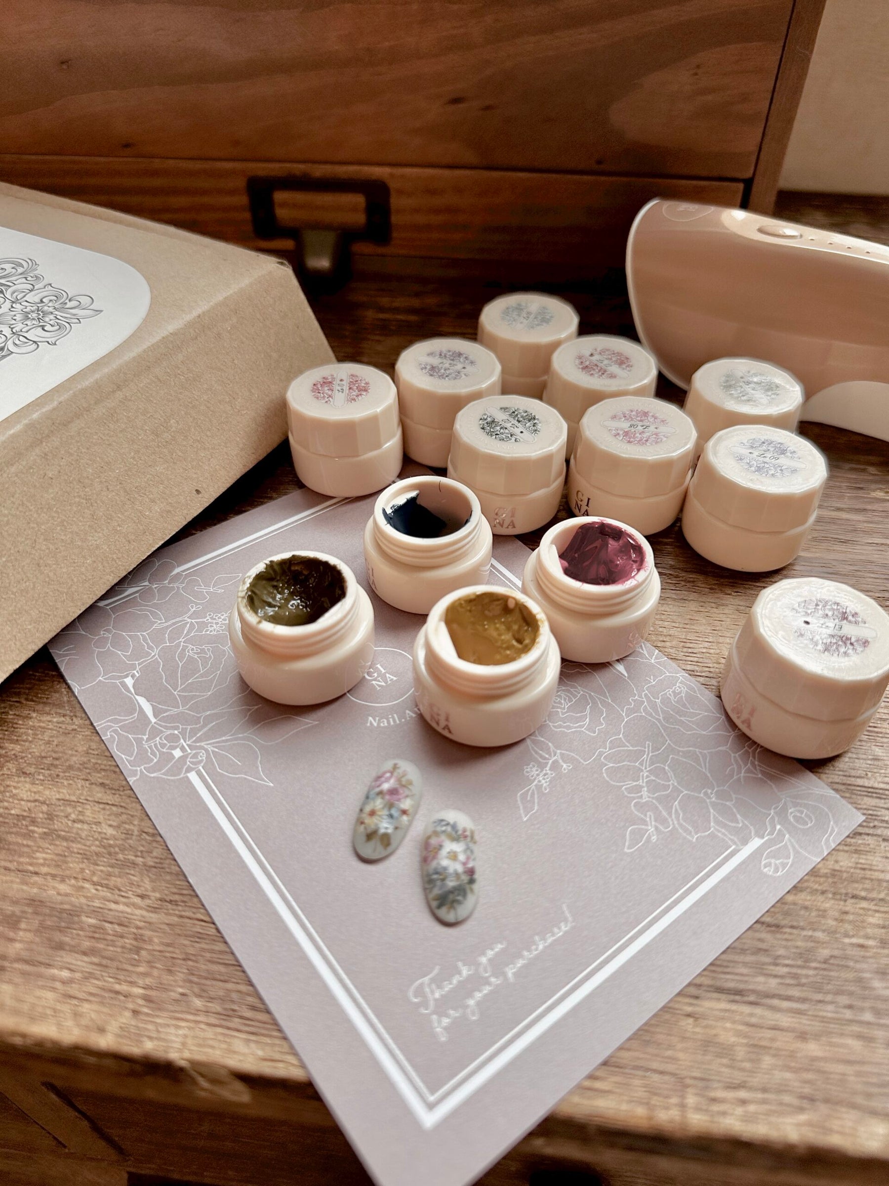 GINA No-Wipe Liner Gel - Full 14pc set/Individual Pots