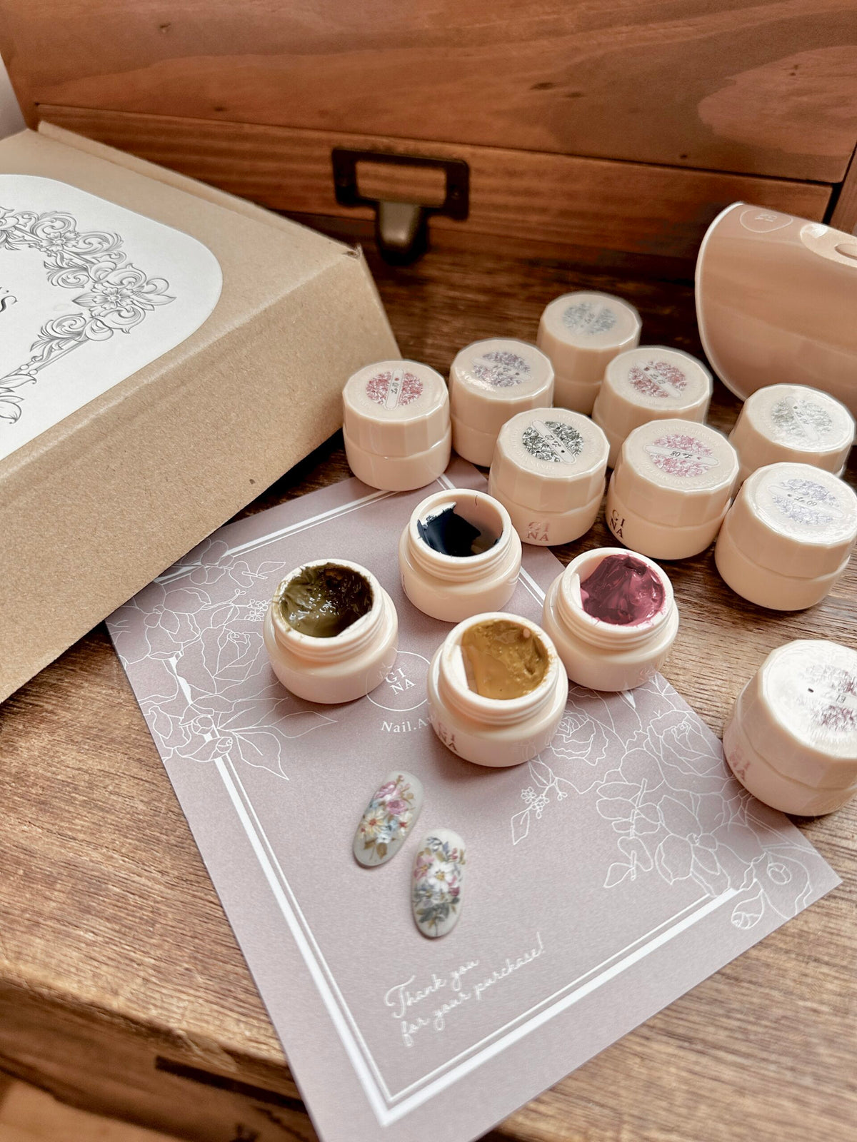 GINA No-Wipe Liner Gel - Full 14pc set/Individual Pots