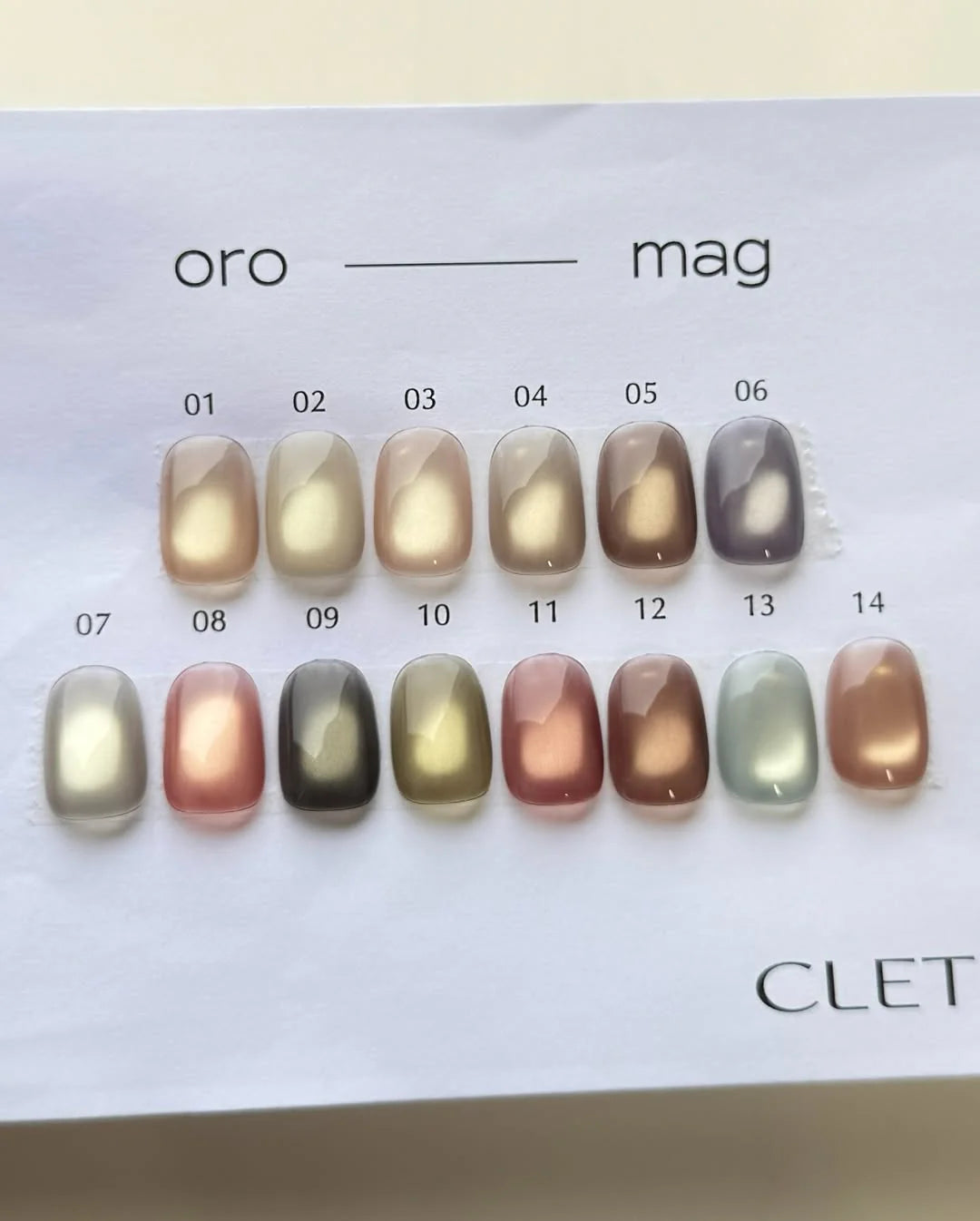 CLETO Oro Mag Set #1 - Full 6pc set/Single bottles (01-06)