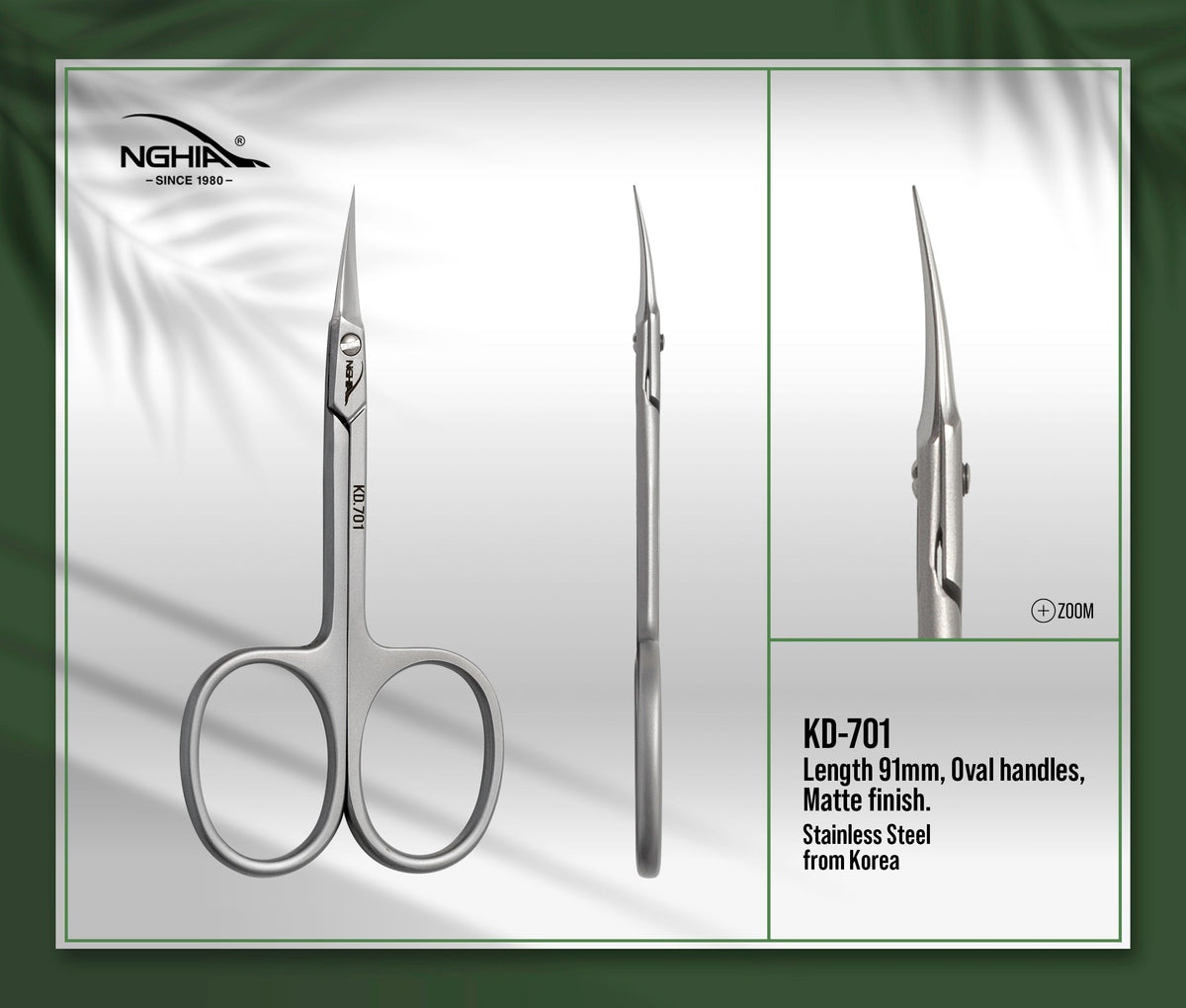 NGHIA NIPPERS Cuticle scissors KD.701