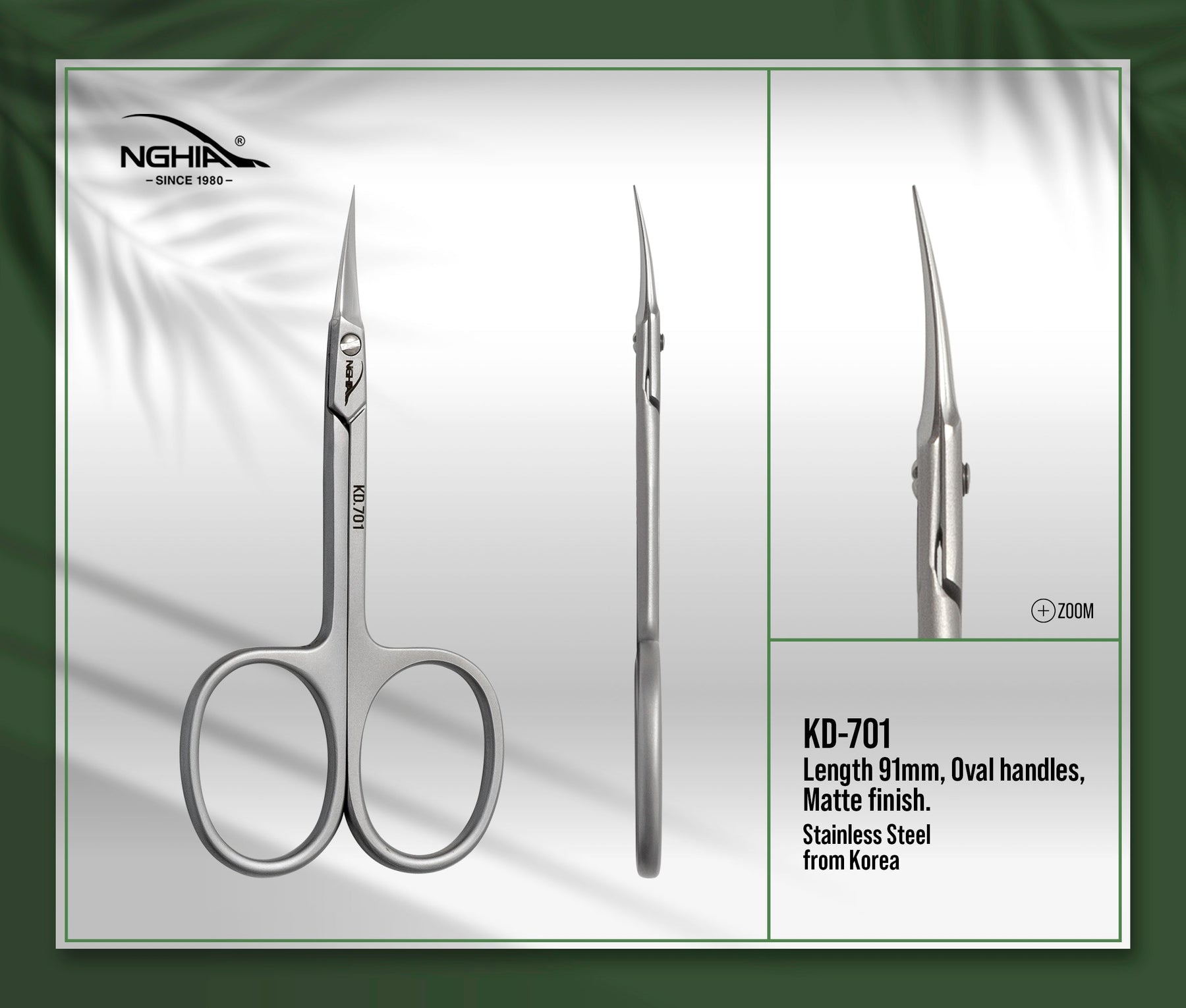 NGHIA NIPPERS Cuticle scissors KD.701