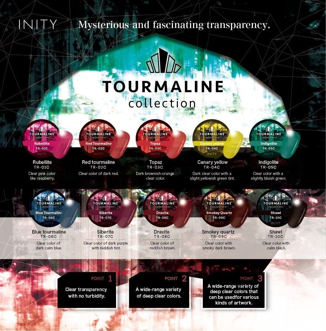INITY Tourmaline Collection - Full 10pc Set/Individual Pots