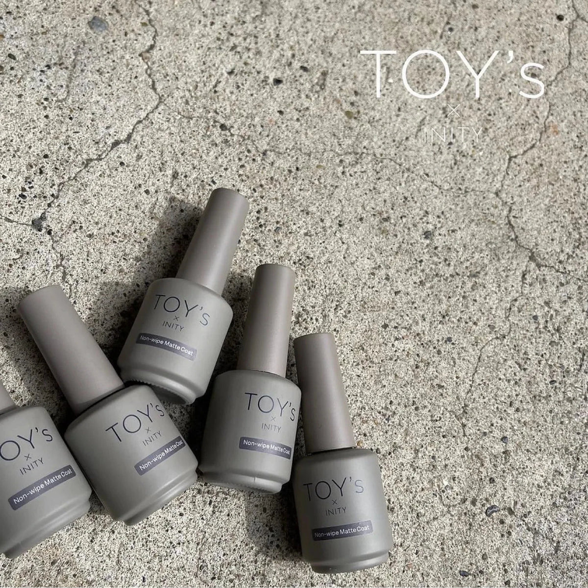 TOY's x INITY Non-Wipe Top Gels - Tsuya Glossy Top/Matte Top (regular & liner brush options available)