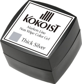 KOKOIST ML-04 Markers Line Non Wipe Color Gel Thick Silver