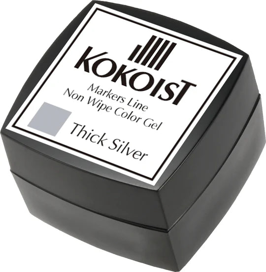 KOKOIST ML-04 Markers Line Non Wipe Color Gel Thick Silver