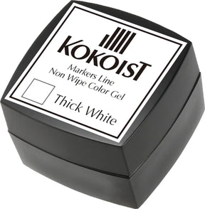 KOKOIST ML-01 Markers Line Non Wipe Color Gel Thick White