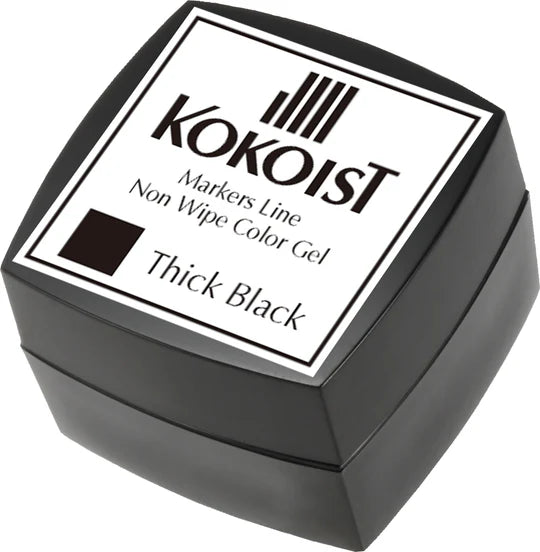 KOKOIST ML-02 Markers Line Non Wipe Color Gel Thick Black