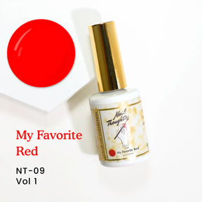 NAIL THOUGHTS NT-09 MY FAVORITE RED