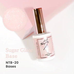 NAIL THOUGHTS NTB-20 SUGAR GLAZE BASE | Tinted builder base gel