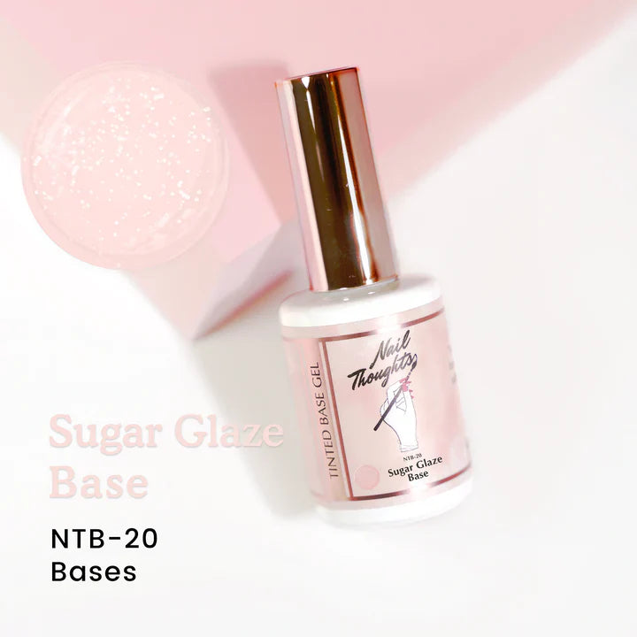NAIL THOUGHTS NTB-20 SUGAR GLAZE BASE | Tinted builder base gel