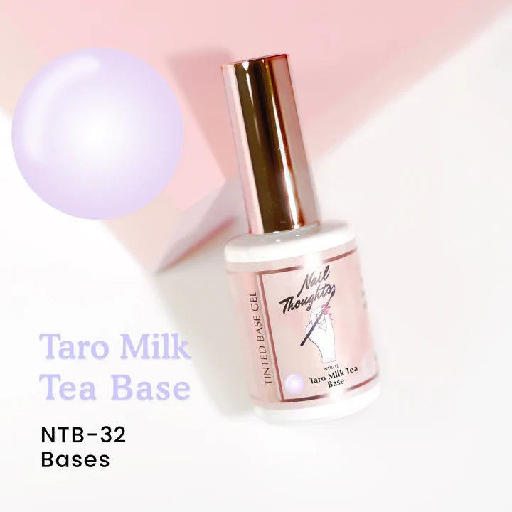 NAIL THOUGHTS NTB-32 TARO MILK TEA BASE | Tinted builder base gel