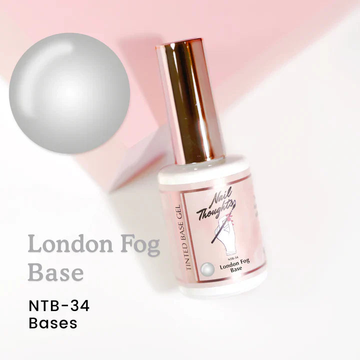 NAIL THOUGHTS NTB-34 LONDON FOG BASE | Tinted builder base gel