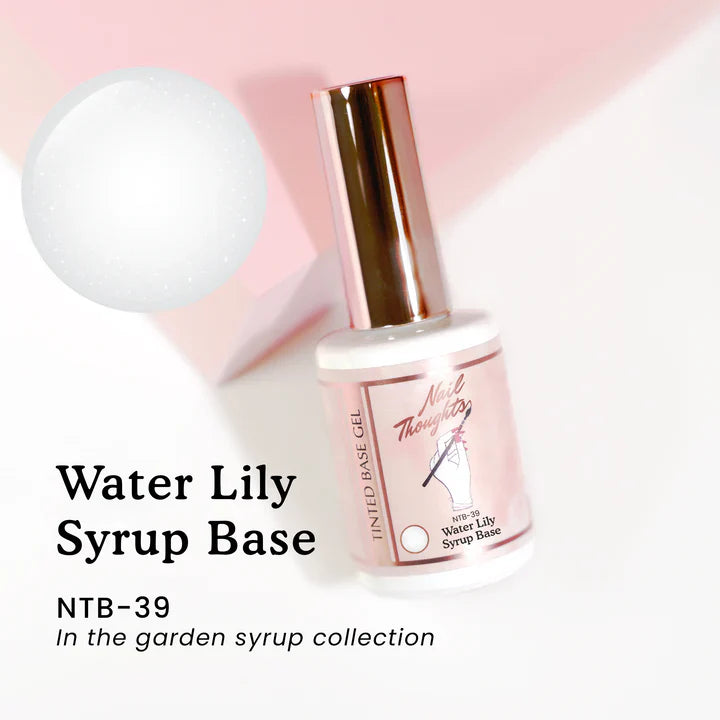 NAIL THOUGHTS NTB-39 WATER LILY SYRUP BASE | Tinted builder base gel