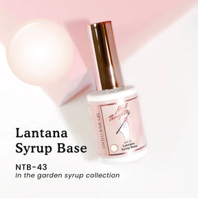 NAIL THOUGHTS NTB-43 LANTANA SYRUP BASE | Tinted builder base gel