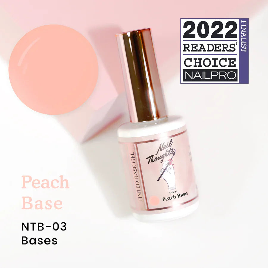 NAIL THOUGHTS NTB-03 PEACH BASE | Tinted builder base gel