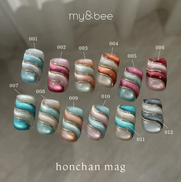 my&bee honchan mag - 12 magnetic colours