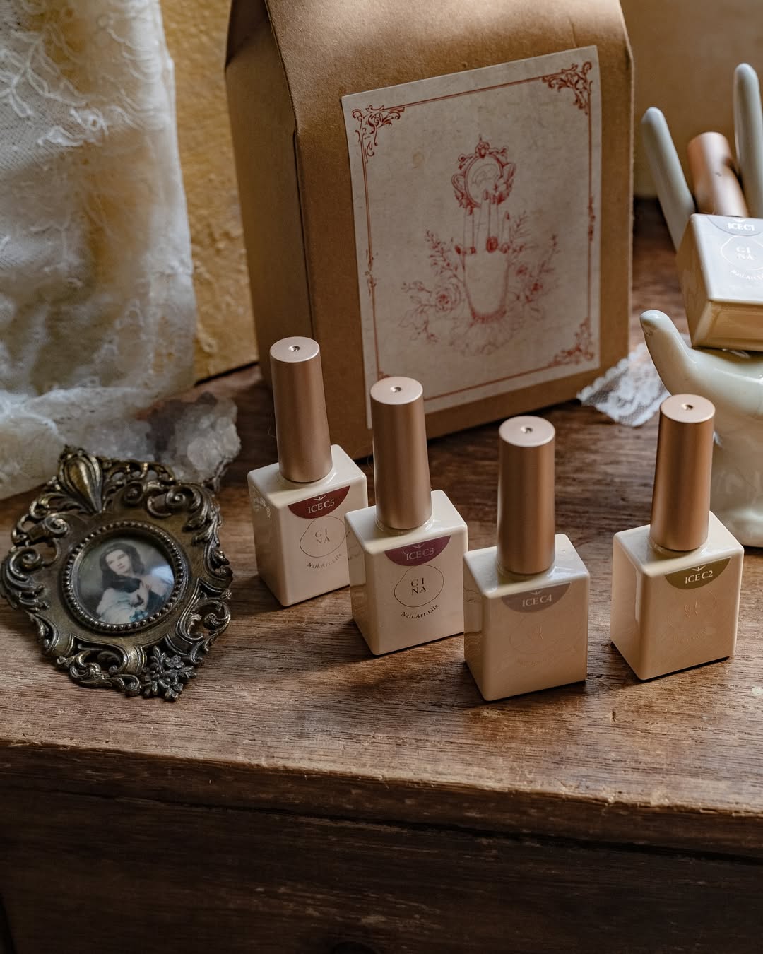 GINA Ice Cube Magnetic Gel - Full 5pc Set/Individual Pots