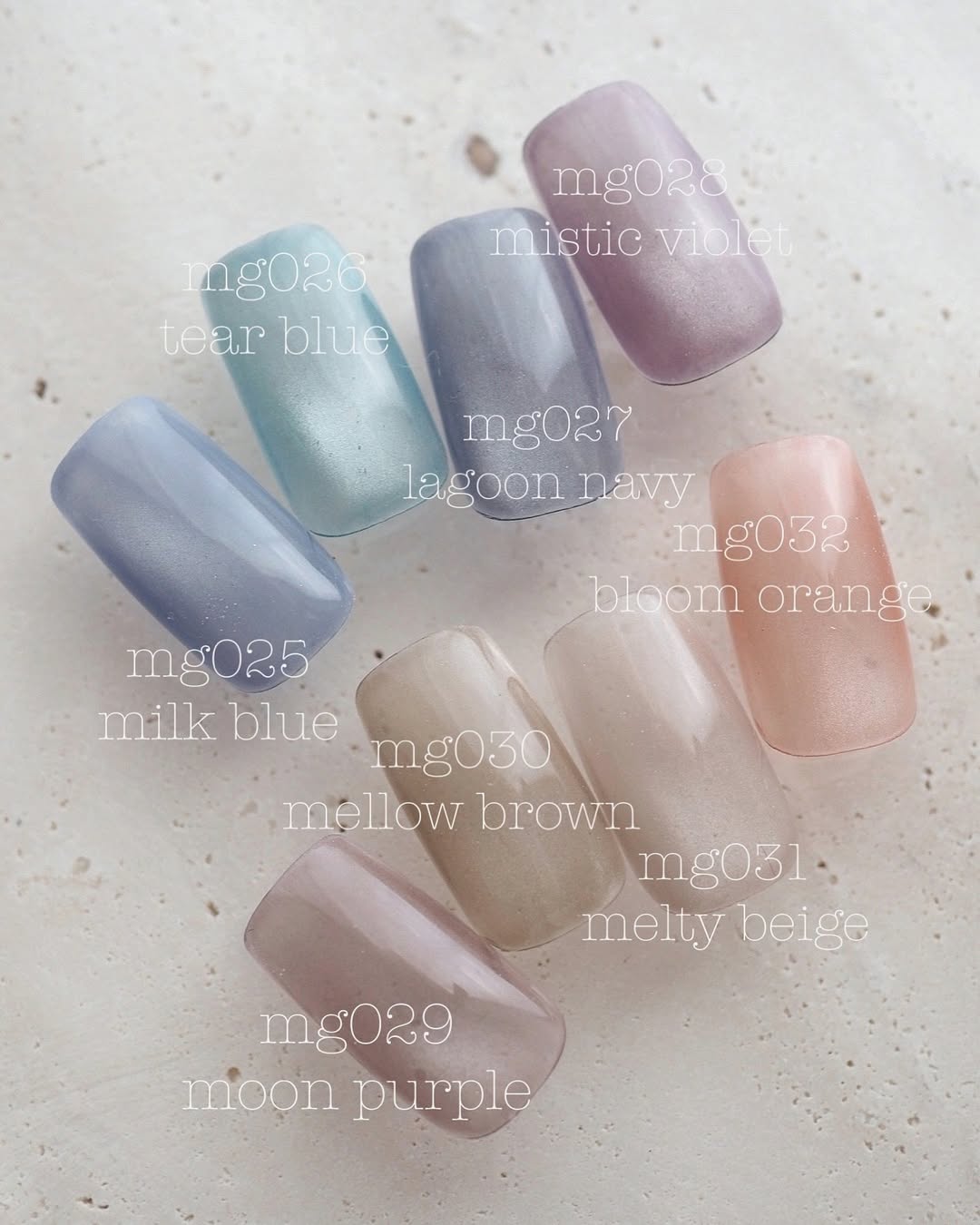 FLICKA Dreamy mist mag gel - 8 magnetic colours Mg025~032