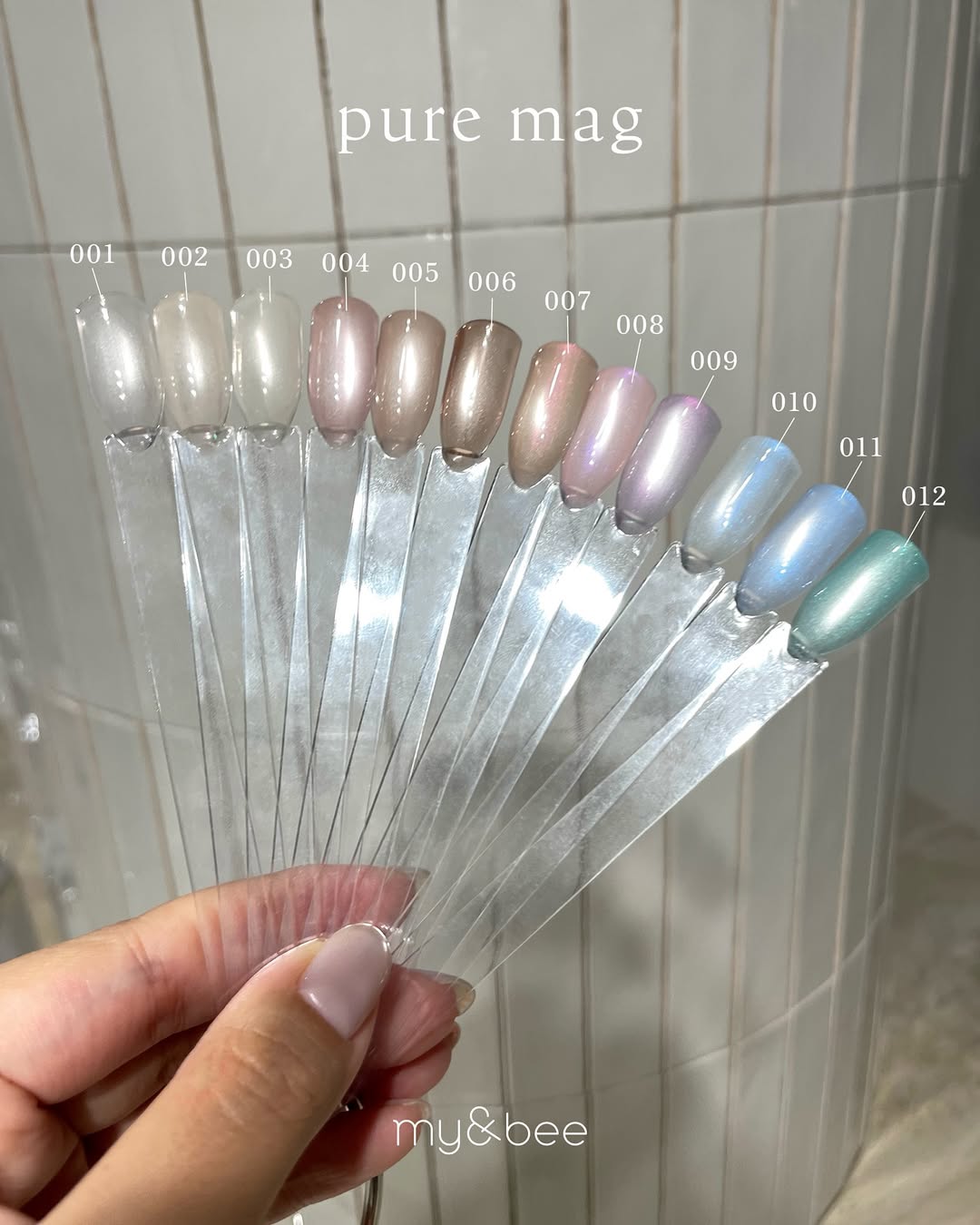 my&bee Pure mag - 12 magnetic colours