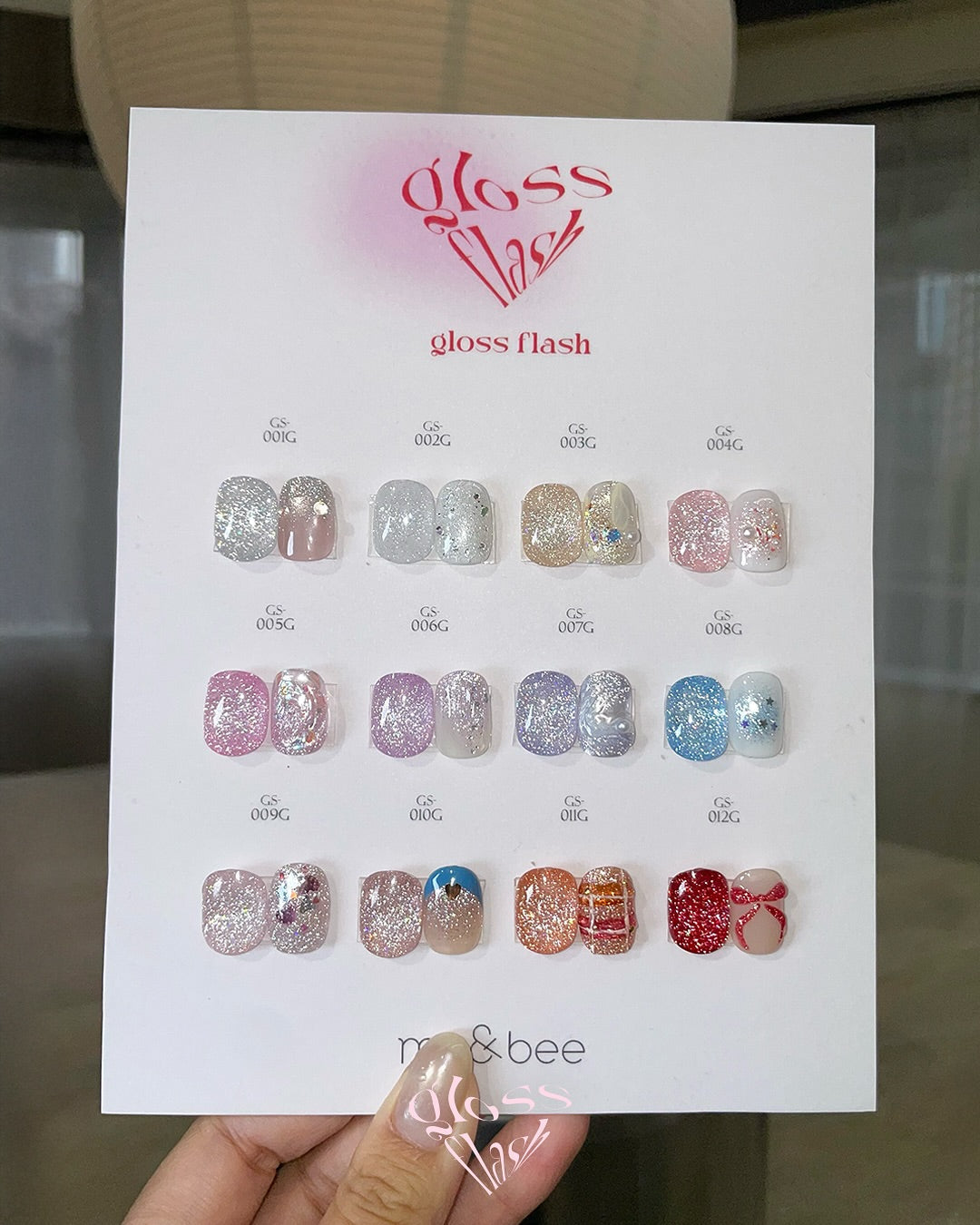 my&bee Gloss flash reflective glitter gel| 12 colours