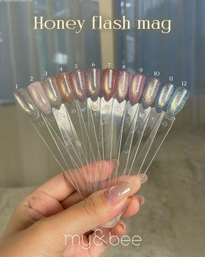 my&bee Honey flash magnetic gel - 12 magnetic colours