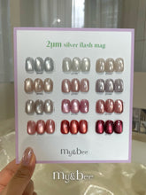 my&bee 2μm Silver flash mag - 12 flash magnetic colours
