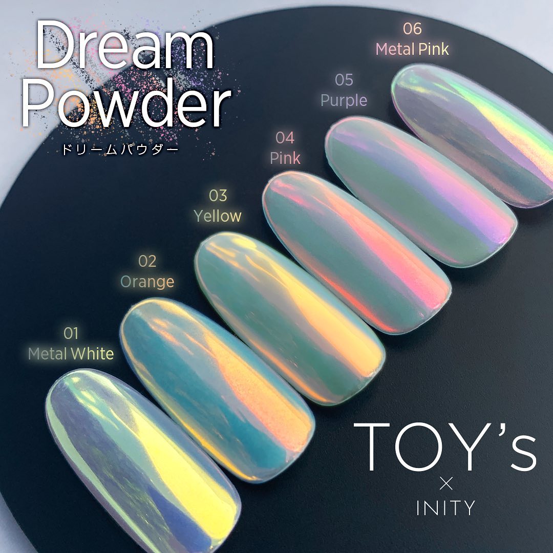 TOY's x INITY Aurora x Metallic Dream Powder - 6 colour set/Single Colours