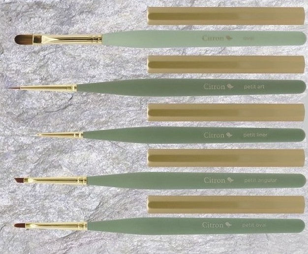 TOY's x INITY x Citron (Detailed Art) Gel Brushes - 6 types (Full 6pc Set/Individual Brushes)