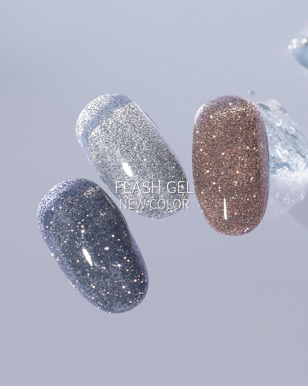 EMENA Flash gel - Reflective glitter | 24 colours