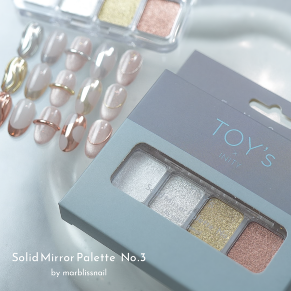 TOY's x INITY Solid Mirror (Chrome) Palette (4 colours) - 3 types