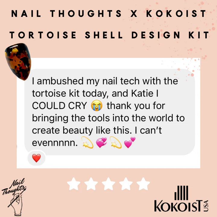 NAIL THOUGHTS Tortoise Shell Design Kit