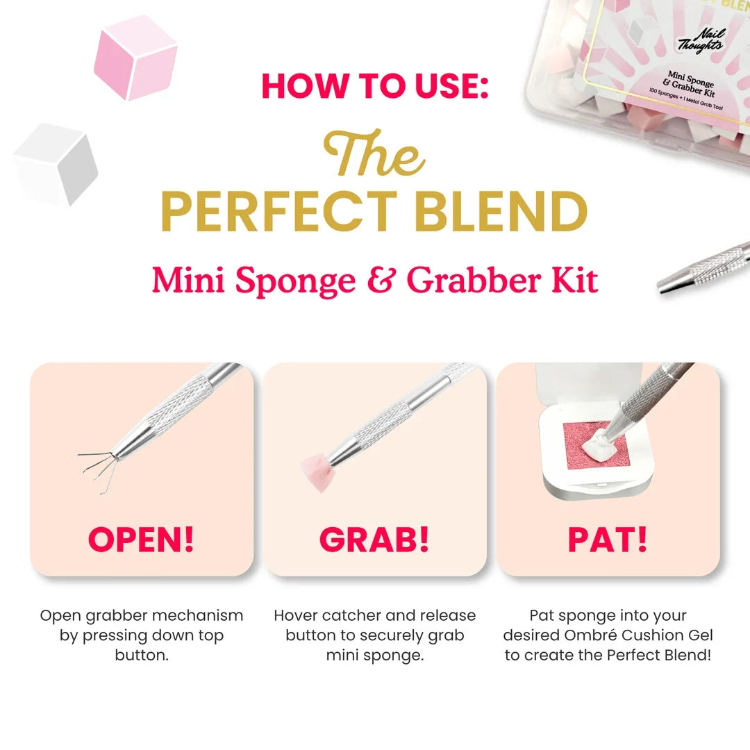 NAIL THOUGHTS Mini Sponge and Grabber Kit