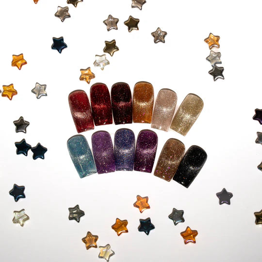 NAIL THOUGHTS Zodiac Flash Magnet Gel Collection - Full Set/Single Bottles