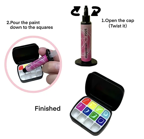 MPA Advanced Painting Colour Gel Palette - Set C