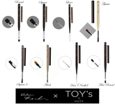 TOY's x INITY Gel Brushes - 7 types (Full 7pc Set/Individual Brushes)