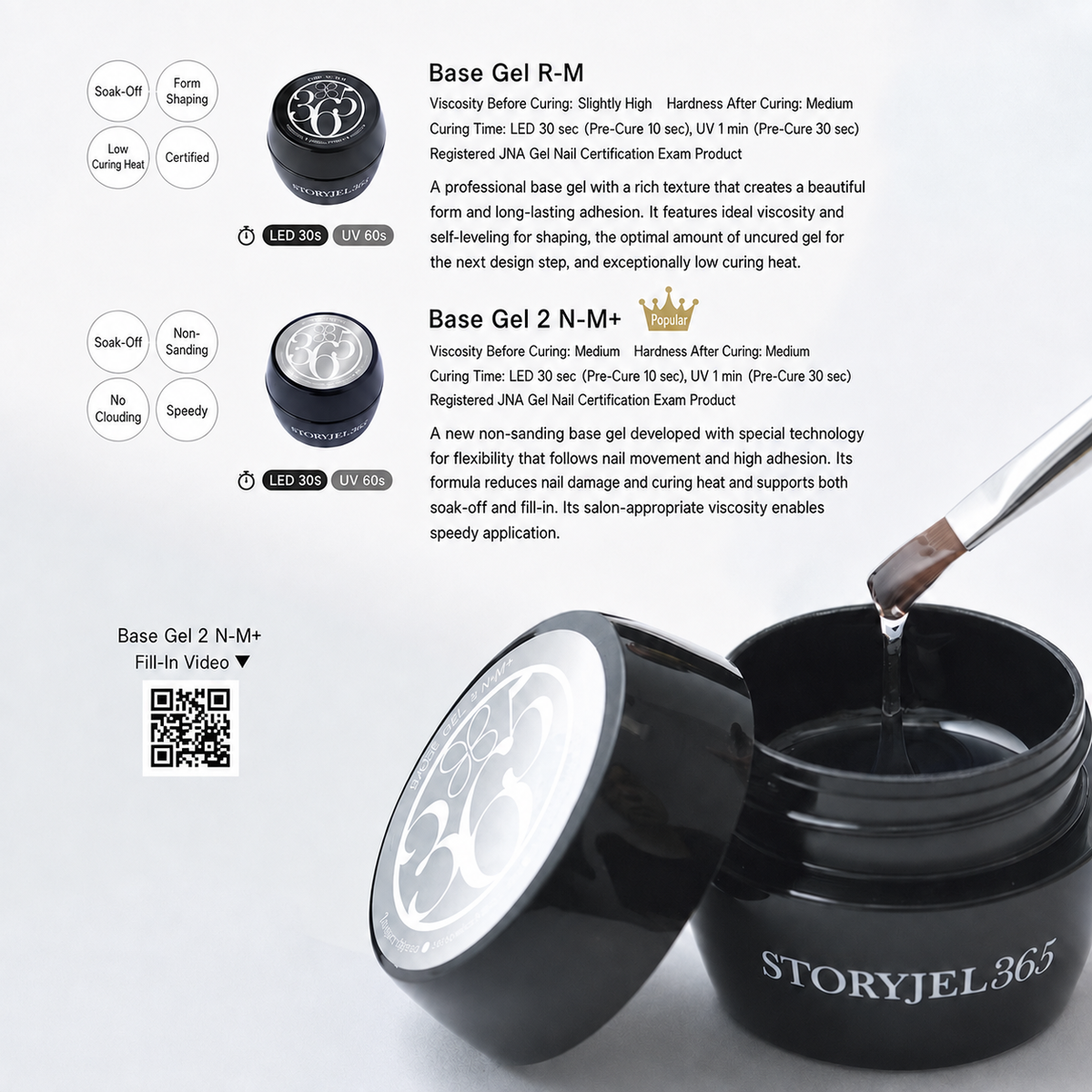 STORYJEL365 Base Gel R-M 3g